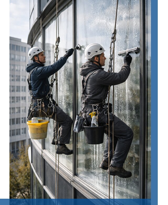 Мойка панорамных окон в Санкте-Петербурге от 372 р. заказать у ВЫСОТНИК-Снк