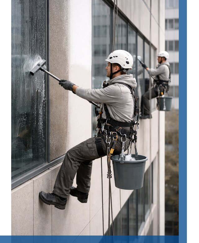 Мойка фасадов зданий в Санкте-Петербурге под ключ от 372 р. | ВЫСОТНИК-Снк