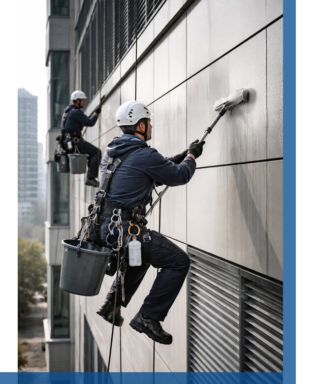 Мойка вентилируемого фасада в Санкте-Петербурге от 266 р. | ВЫСОТНИК-Снк