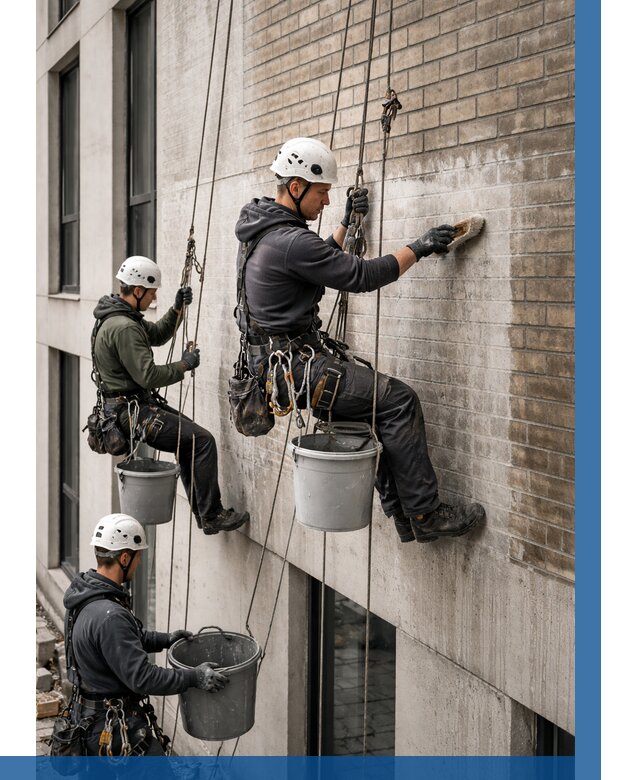 Удаление высолов с фасада в Санкте-Петербурге от 266 р. | ВЫСОТНИК-Снк