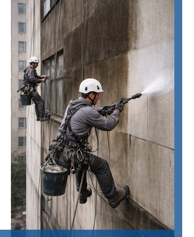 Очистка фасада от копоти в Санкте-Петербурге от 266 р. | ВЫСОТНИК-Снк