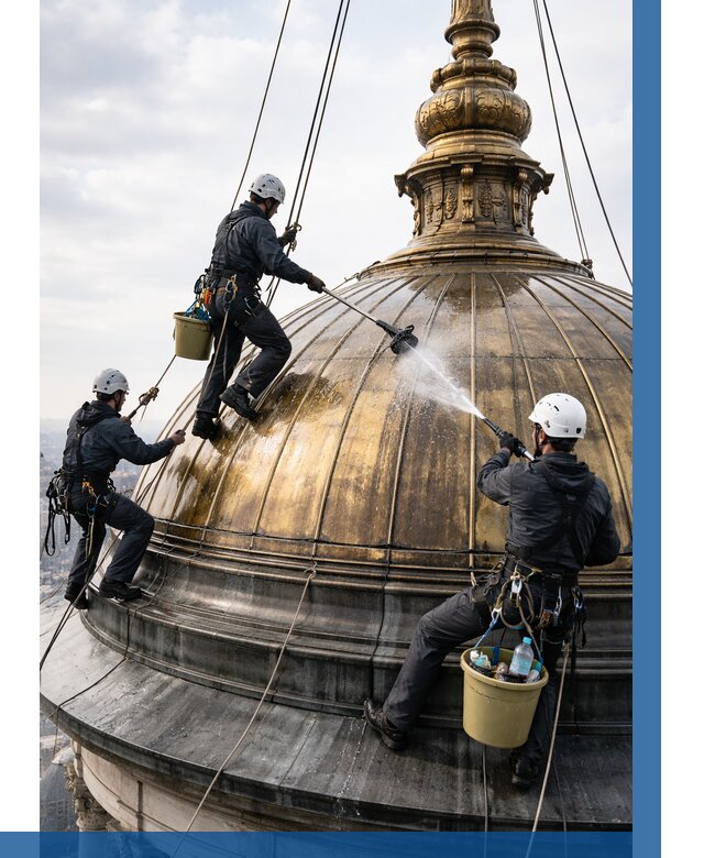 Мойка куполов и шпилей в Санкте-Петербурге от 8502 р. - заказать | ВЫСОТНИК-Снк