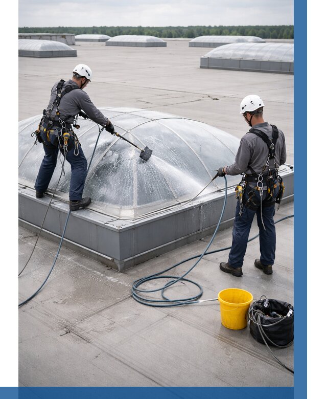 Мойка зенитных фонарей в Санкте-Петербурге, заказать от 4783 р. | ВЫСОТНИК-Снк