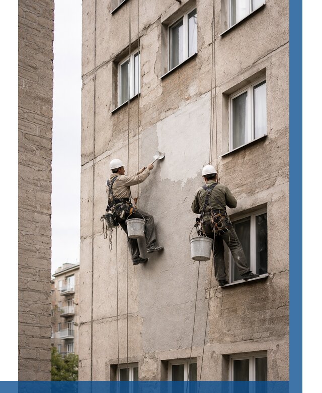 Косметический ремонт фасада в Санкте-Петербурге от 1169 р. | ВЫСОТНИК-Снк