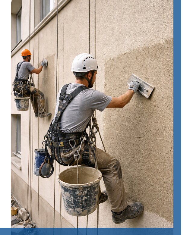 Декоративная штукатурка фасада в Санкте-Петербурге от 1275 р. | ВЫСОТНИК-Снк