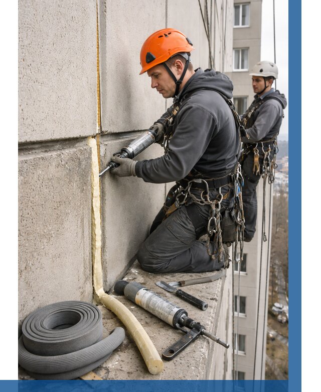 Теплый шов межпанельные швы в Санкте-Петербурге от 744 р. | ВЫСОТНИК-Снк