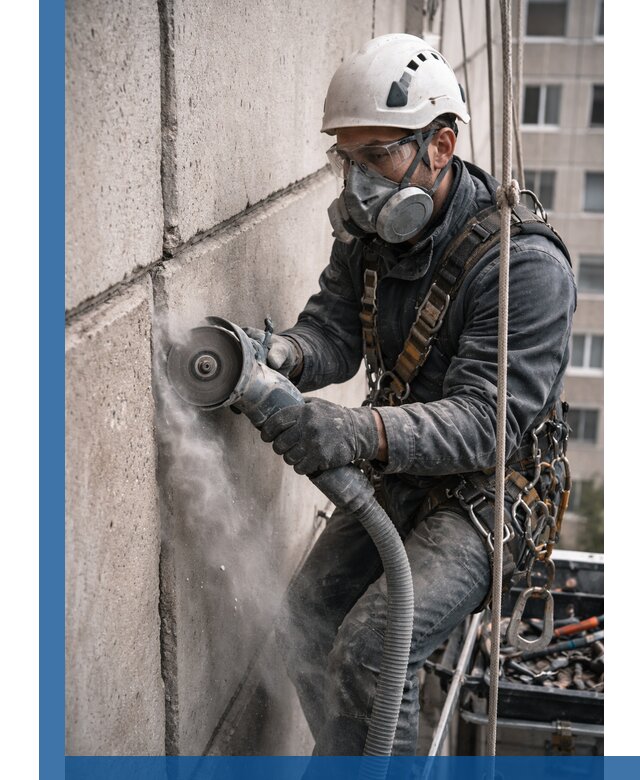 Штробление межпанельных швов в Санкте-Петербурге качественно и быстро