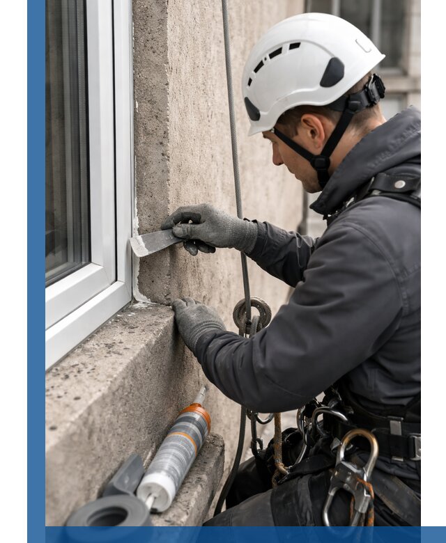 Герметизация монтажных швов окон в Санкте-Петербурге с гарантией качества