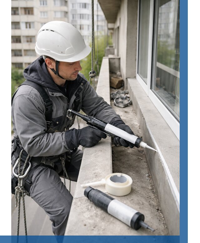 Герметизация швов лоджии в Санкте-Петербурге от 4783 р. | ВЫСОТНИК-Снк