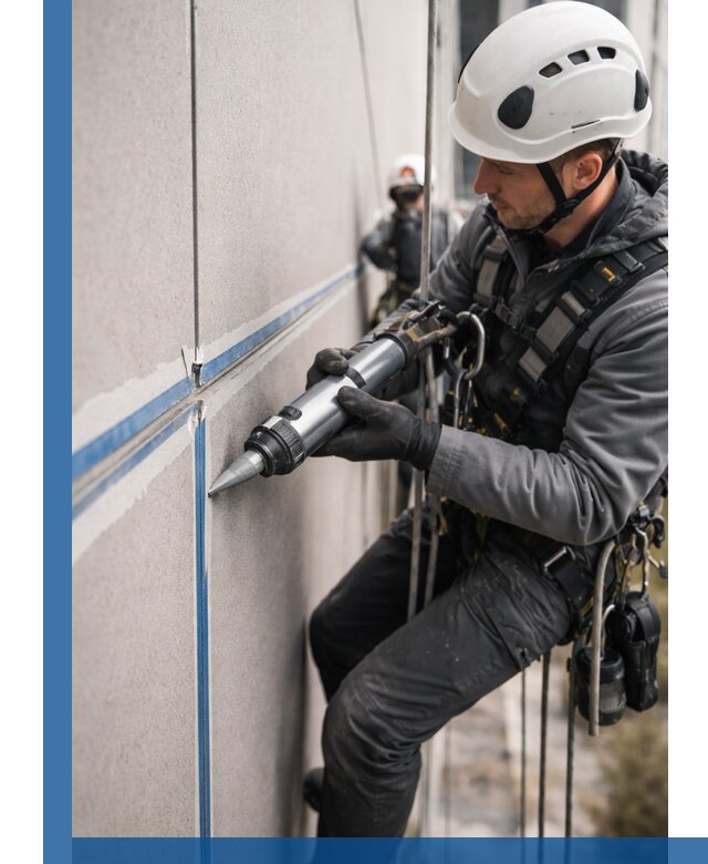 Герметизация стыков фасадных панелей в Санкте-Петербурге качественно и быстро