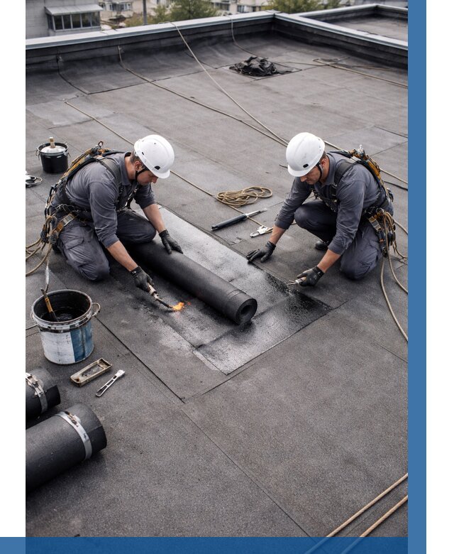 Ремонт мягкой кровли под ключ в Санкте-Петербурге от 744 р. | ВЫСОТНИК-Снк