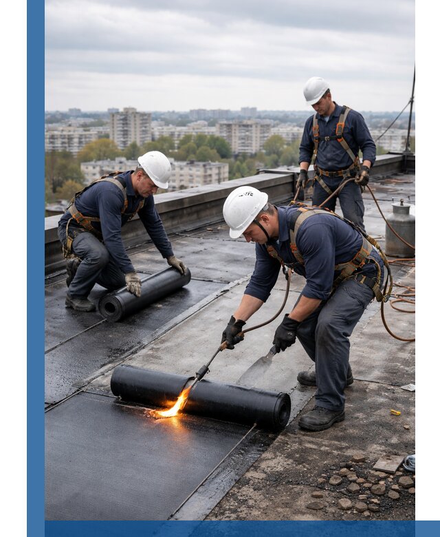 Ремонт наплавляемой кровли в Санкте-Петербурге качественно и надежно