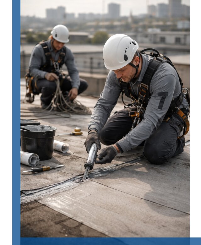 Аварийное и капитальное устранение протечек кровли в Санкте-Петербурге