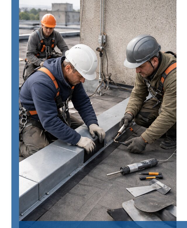 Ремонт кровельных примыканий в Санкте-Петербурге профессионально