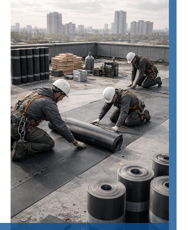 Монтаж мягкой кровли под ключ в Санкте-Петербурге от 478 р. | ВЫСОТНИК-Снк