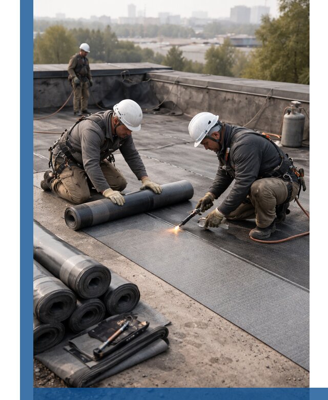 Монтаж мягкой кровли в Санкте-Петербурге профессионально и надежно