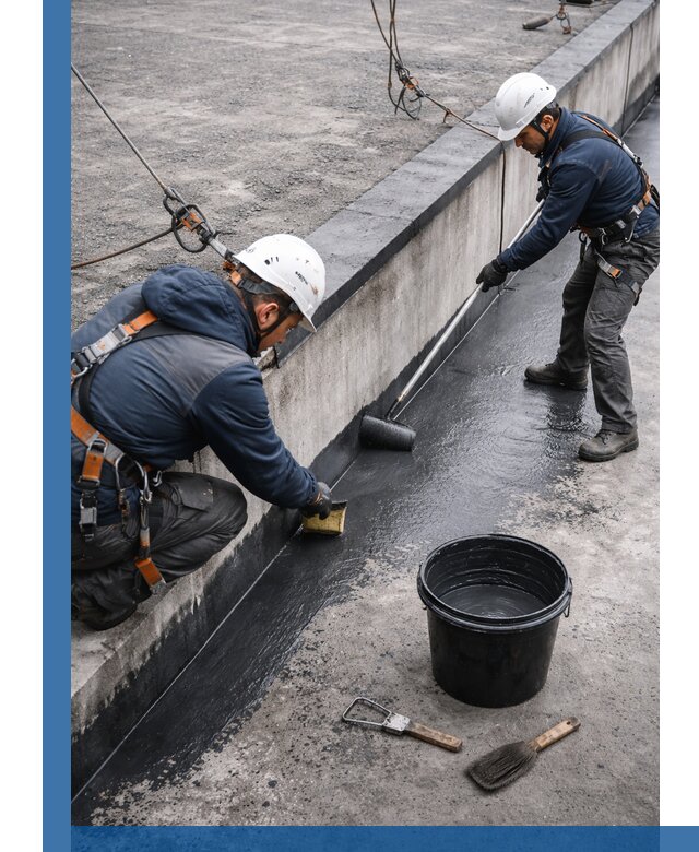 Гидроизоляция кровли жидкой резиной профессионально в Санкте-Петербурге