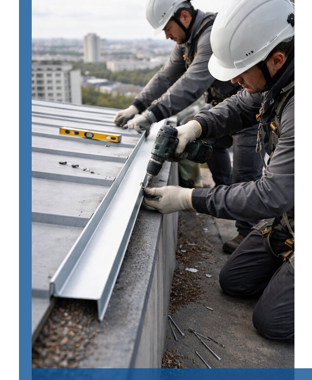 Монтаж капельника на кровле в Санкте-Петербурге с гарантией качества