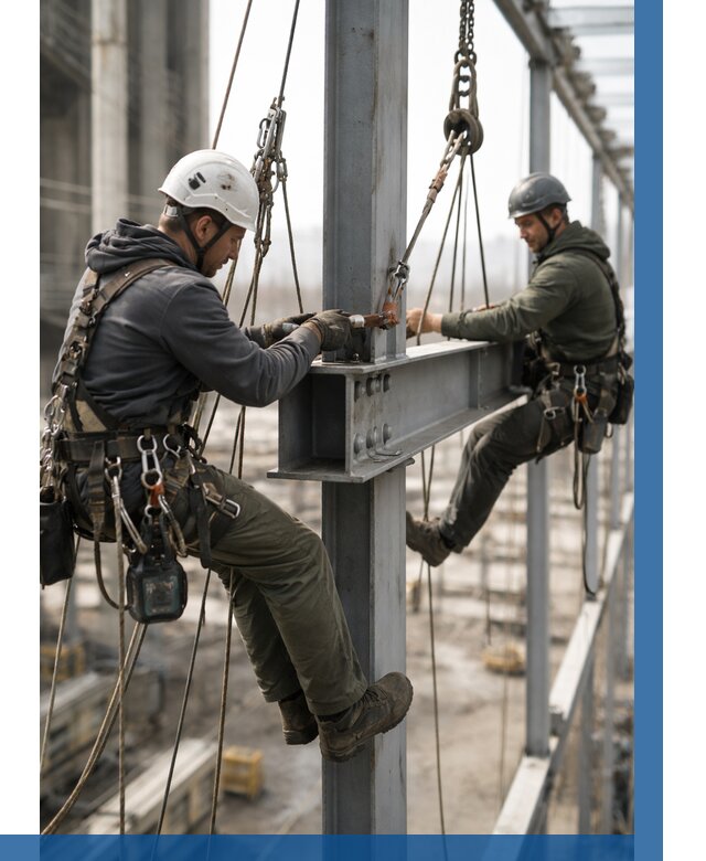 Монтаж металлоконструкций на высоте в Санкте-Петербурге от 3720 р. | ВЫСОТНИК-Снк