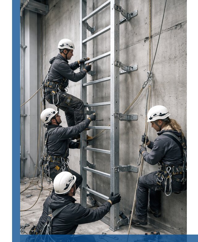 Монтаж металлических лестниц в Санкте-Петербурге под ключ со гарантией