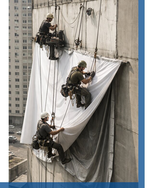 Замена баннерного полотна в Санкте-Петербурге от 6908 р. | ВЫСОТНИК-Снк—заказать