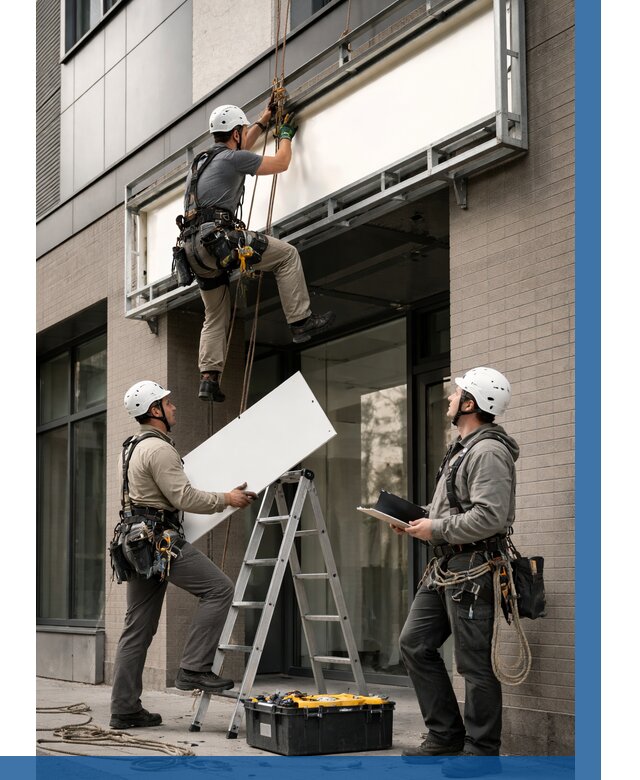 Монтаж светового короба в Санкте-Петербурге от 6908 р. | ВЫСОТНИК-Снк