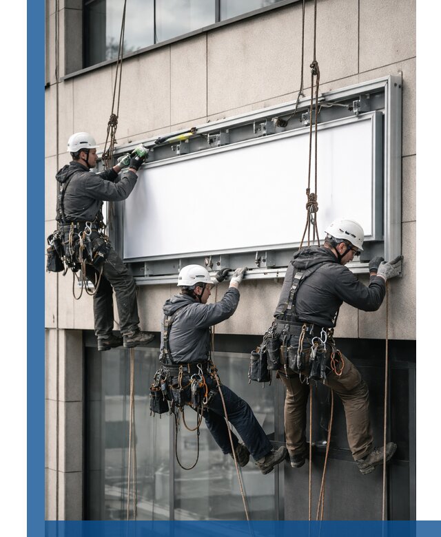 Профессиональный монтаж светового короба под ключ в Санкте-Петербурге