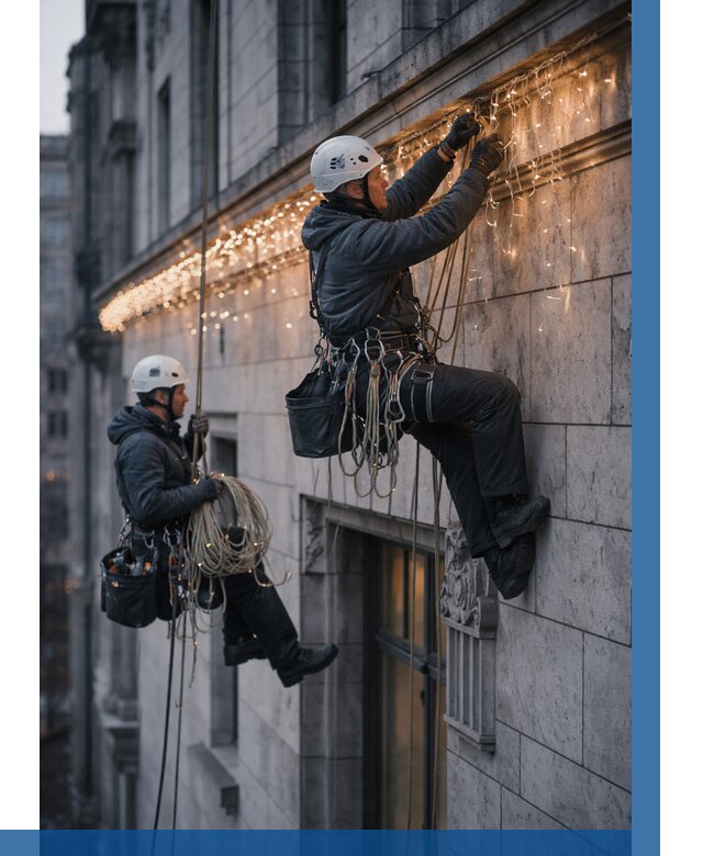 Монтаж новогодней иллюминации в Санкте-Петербурге от 9034 р. | ВЫСОТНИК-Снк