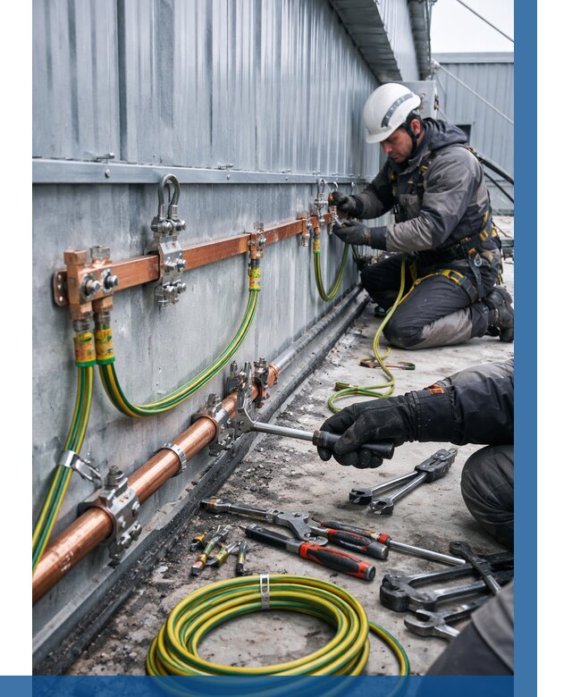 Монтаж заземления здания в Санкте-Петербурге от 26570 р. | ВЫСОТНИК-Снк