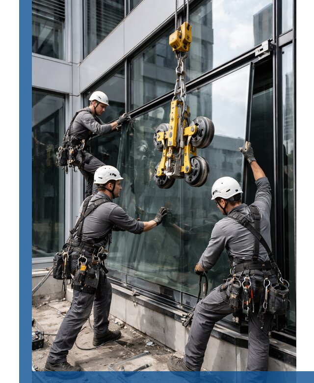 Структурное остекление фасадов в Санкте-Петербурге монтаж и обслуживание