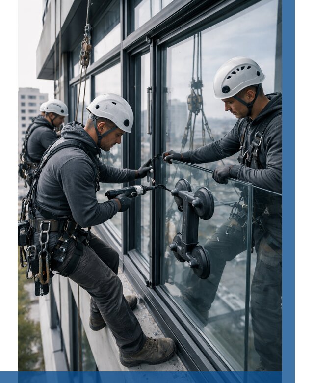 Витражное остекление зданий в Санкте-Петербурге от 3720 р. | ВЫСОТНИК-Снк