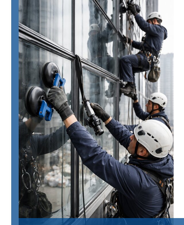 Радиусное остекление фасадов под ключ в Санкте-Петербурге с гарантиями