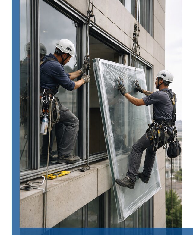 Профессиональная замена стекла в витраже в Санкте-Петербурге с гарантией