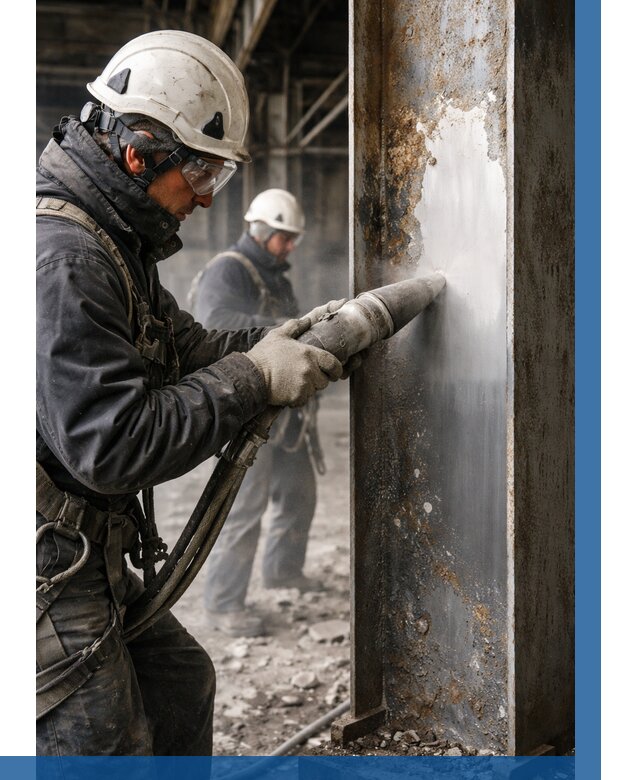 Удаление старой краски с металла в Санкте-Петербурге от 478 р. | ВЫСОТНИК-Снк