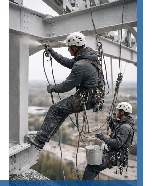 Покраска металлоконструкций на высоте в Санкте-Петербурге 372 р |ВЫСОТНИК-Снк