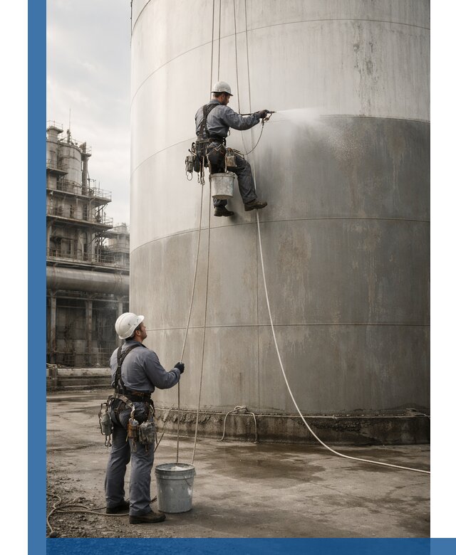 Покраска стальных резервуаров и емкостей в Санкте-Петербурге профессионально