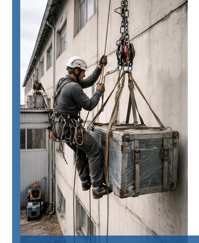 Подъем грузов на высоту в Санкте-Петербурге для промышленных объектов