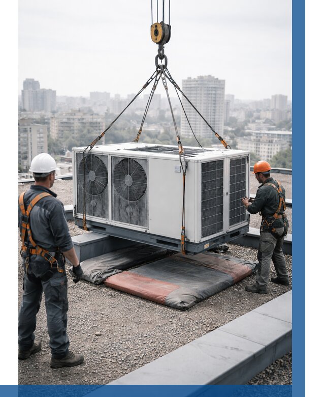 Подъем груза на крышу в Санкте-Петербурге от 5314 р. | ВЫСОТНИК-Снк заказать