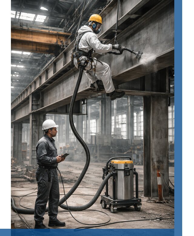 Обеспыливание конструкций в цехе в Санкте-Петербурге от 4464 р. | ВЫСОТНИК-Снк