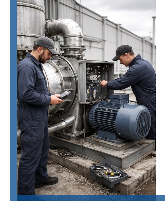 Техническое обслуживание промышленного оборудования в Санкте-Петербурге