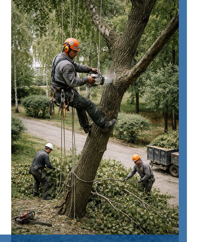 Кронирование деревьев в Санкте-Петербурге от 6908 р. | ВЫСОТНИК-Снк