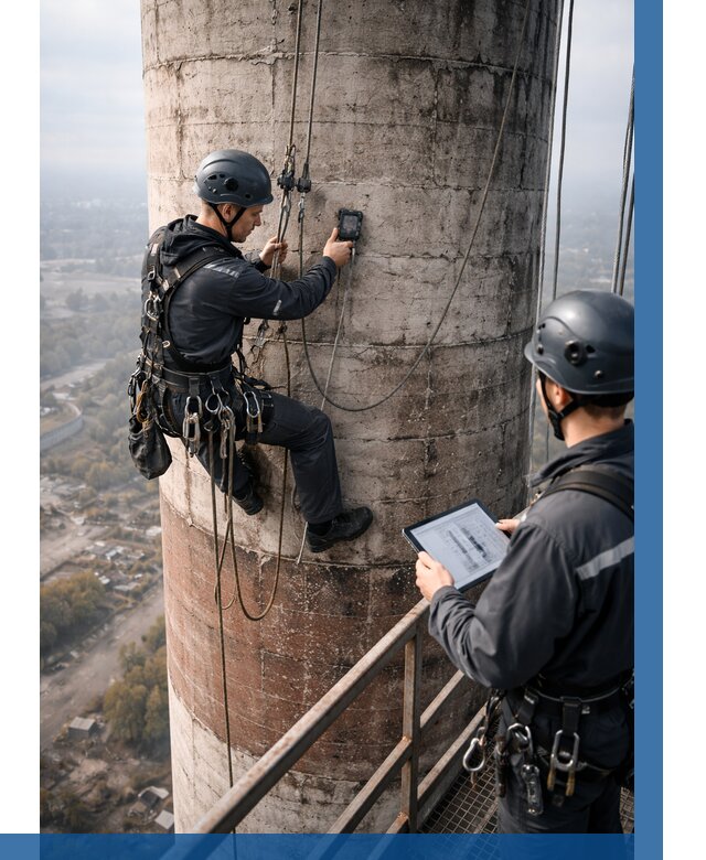 Обследование дымовой трубы в Санкте-Петербурге от 8502 р. | ВЫСОТНИК-Снк